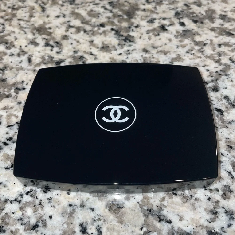 Chanel Mirror Compact with Chanel Pouch
